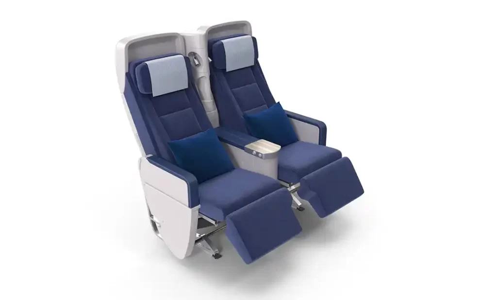 Plane seats paint removal and refinishing with precision aviation sandblasting services