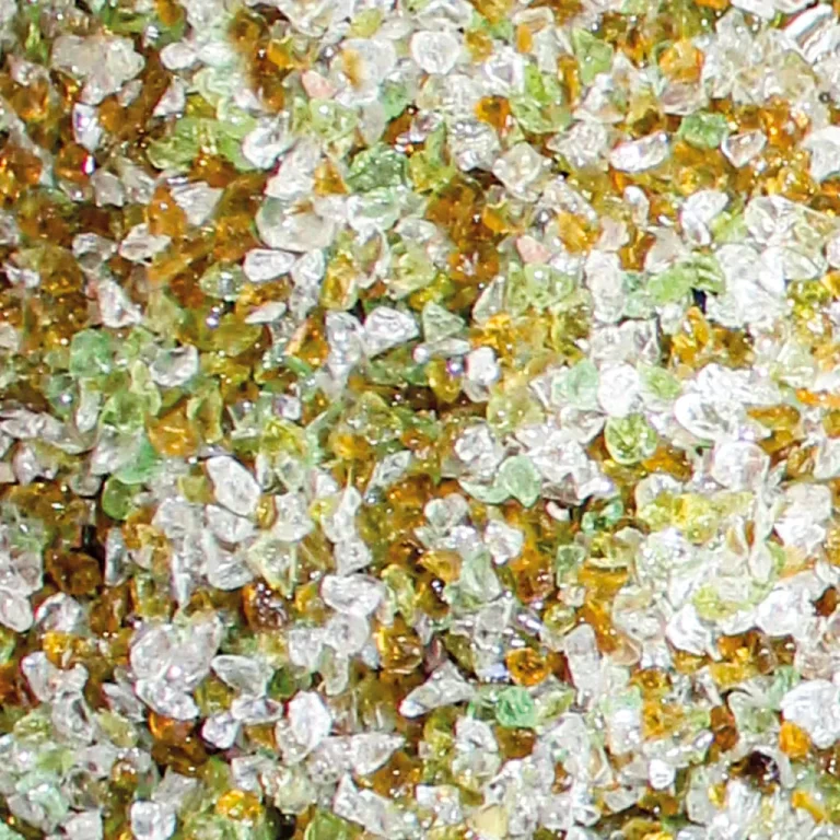 Crushed Glass Close Up