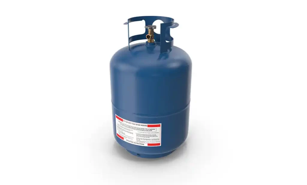 Gass tank precision industrial sandblasting services