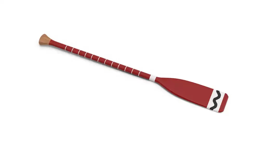 Canoe paddle sandblasting for marine equipment restoration and refinishing services