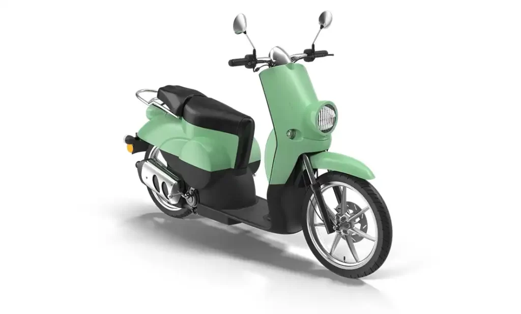 Scooter paint removal and refinishing with precision motorcycle sandblasting services